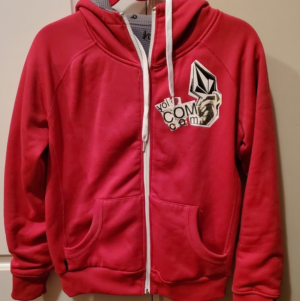 Volcom stone reversable top of the line  sweatshirt